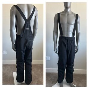 The North Face Overalls Bibs Men's small  Black Snow , Ski Outdoor